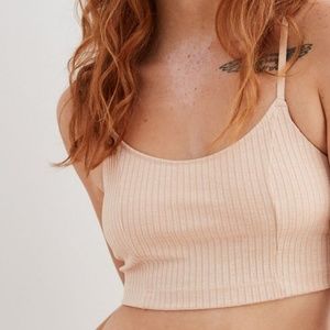 Aerie Chill Ribbed Longline Bralette